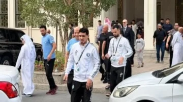 بعثة بيراميدز تصلي صلاة الجمعة في قطر استعدادًا لمواجهة فلامنجو البرازيلي 1